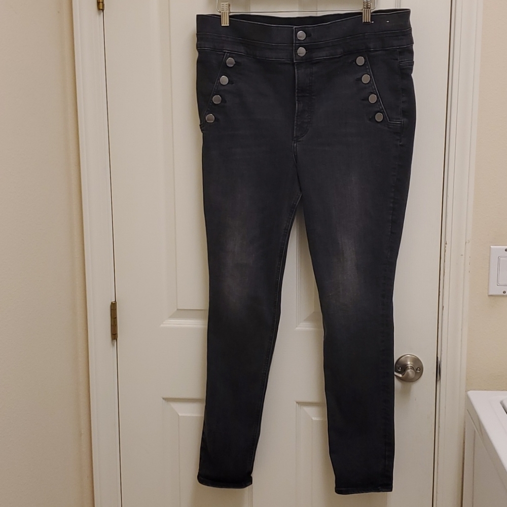 EXPRESS WOMEN'S PLUS SIZE JEANS SIZE 16R SUPER HIG